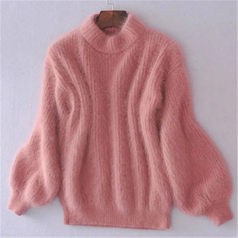 Warme Gestrickter Pullover für Frauen