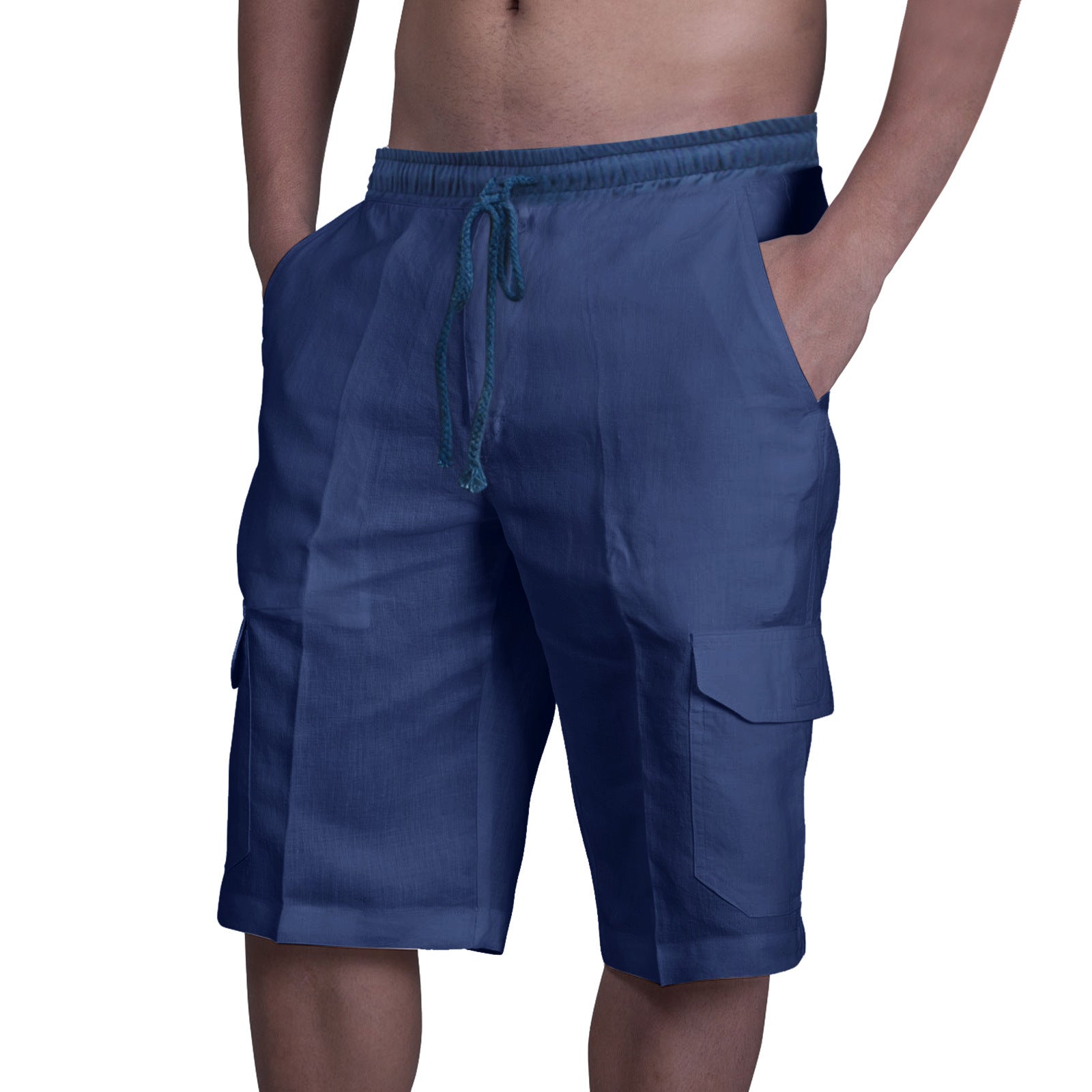 Stuttgart | Multi Pocket Krawatte Herren Strand Cargo-Hose