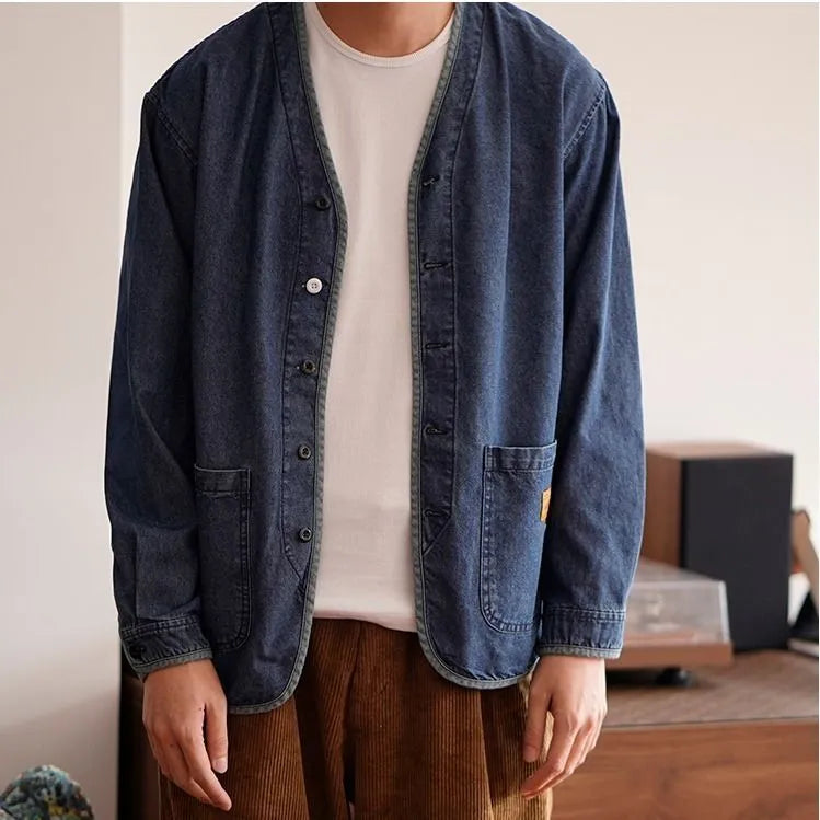 Stuttgart | Französische Vintage Denim Jacke Für Männer