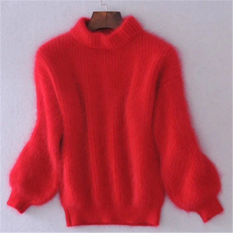 Warme Gestrickter Pullover für Frauen