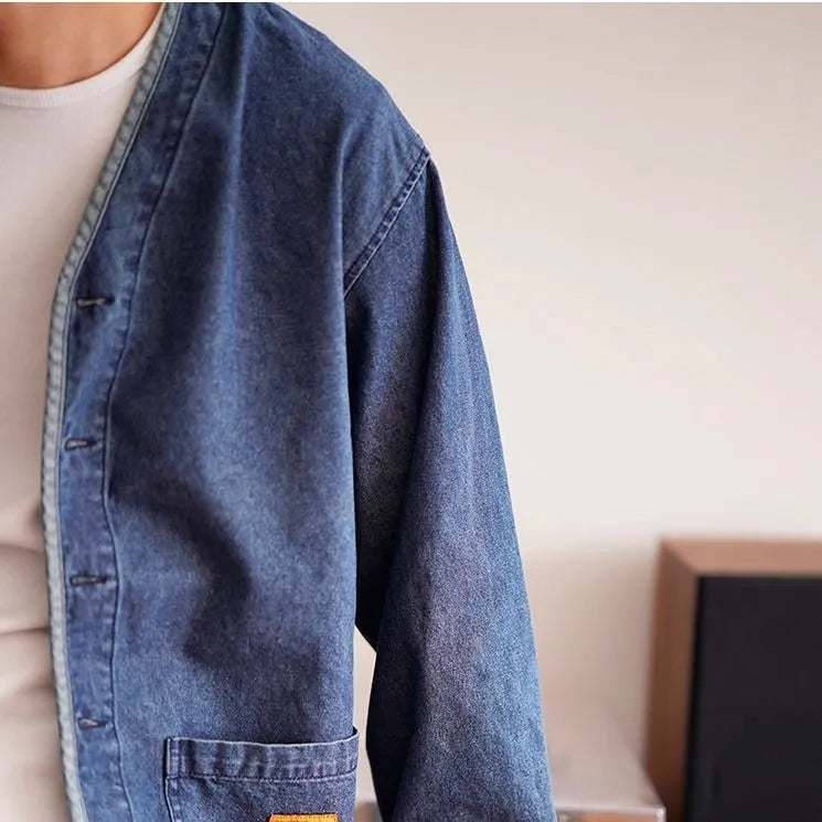 Stuttgart | Französische Vintage Denim Jacke Für Männer