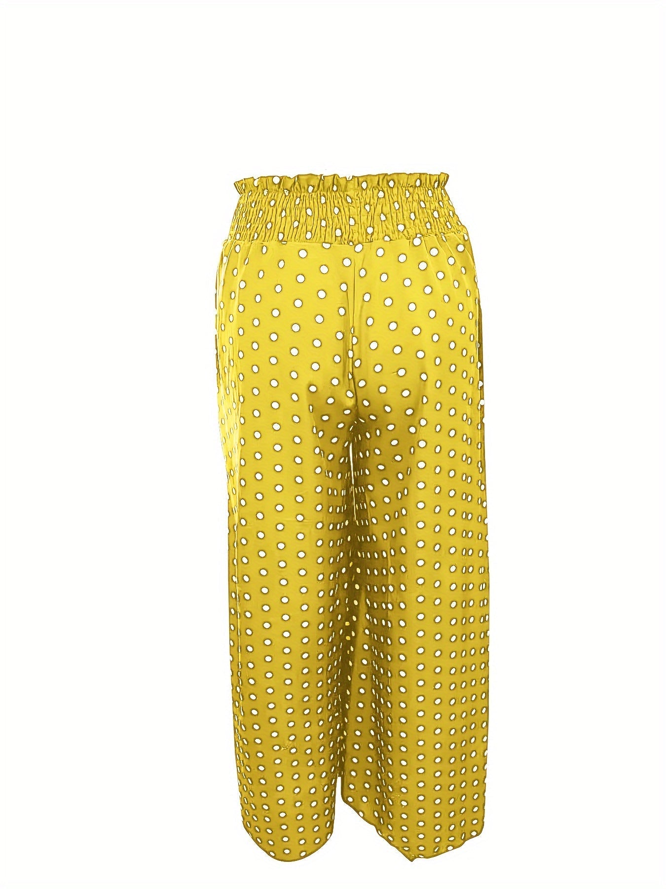 Schwarze Polka Dot Weite Hose - Ella