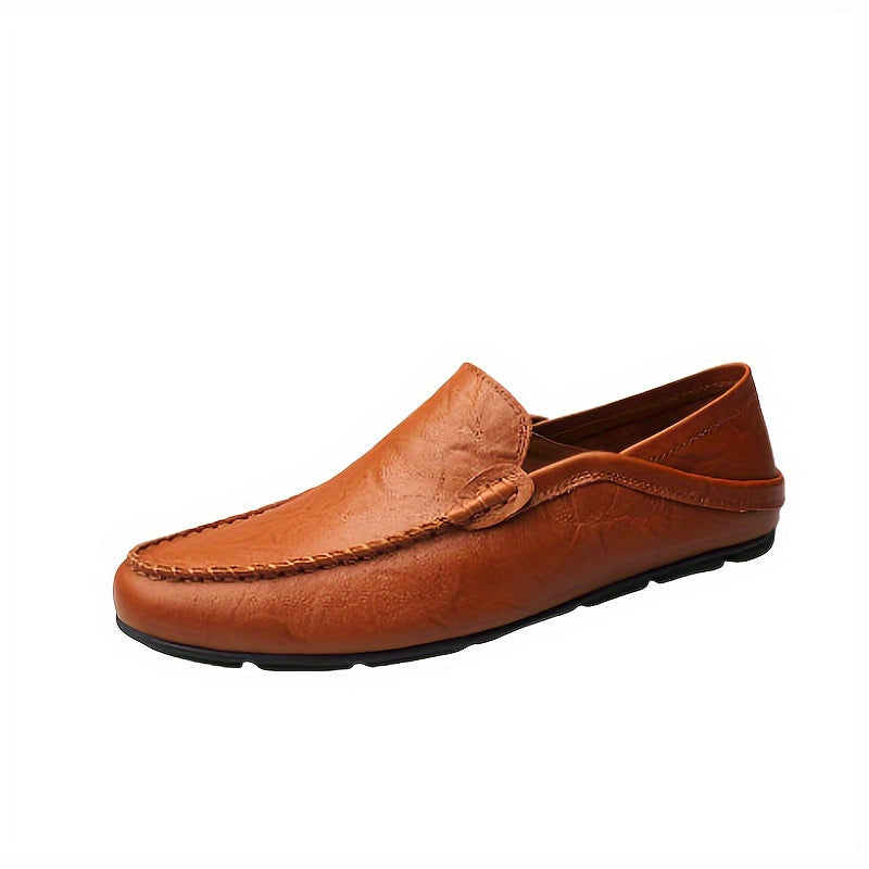 Schwarze Leder Loafers - Noah