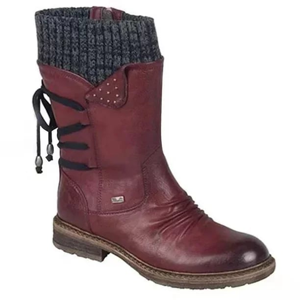 Snowberry - Warme Winterstiefel mit Schleife für Damen