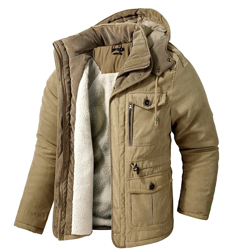 Männlich Cargo Winterjacke für Männer