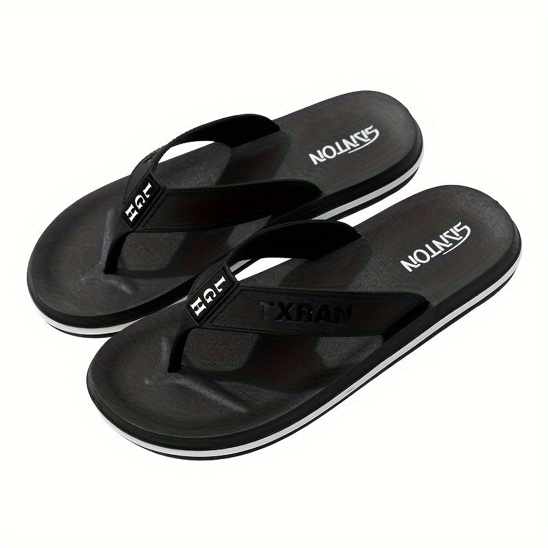 Schwarze Alfabet Flip-Flops - Jeroen