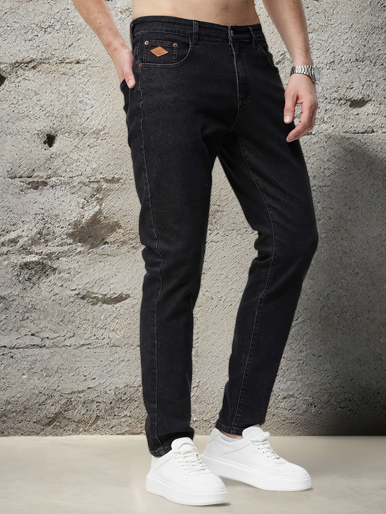 Schwarze Denim Jeans - Lucas