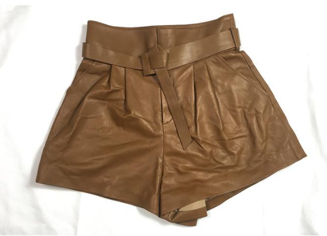 Stuttgart | Trendy Frauen Harajuku Leder Shorts