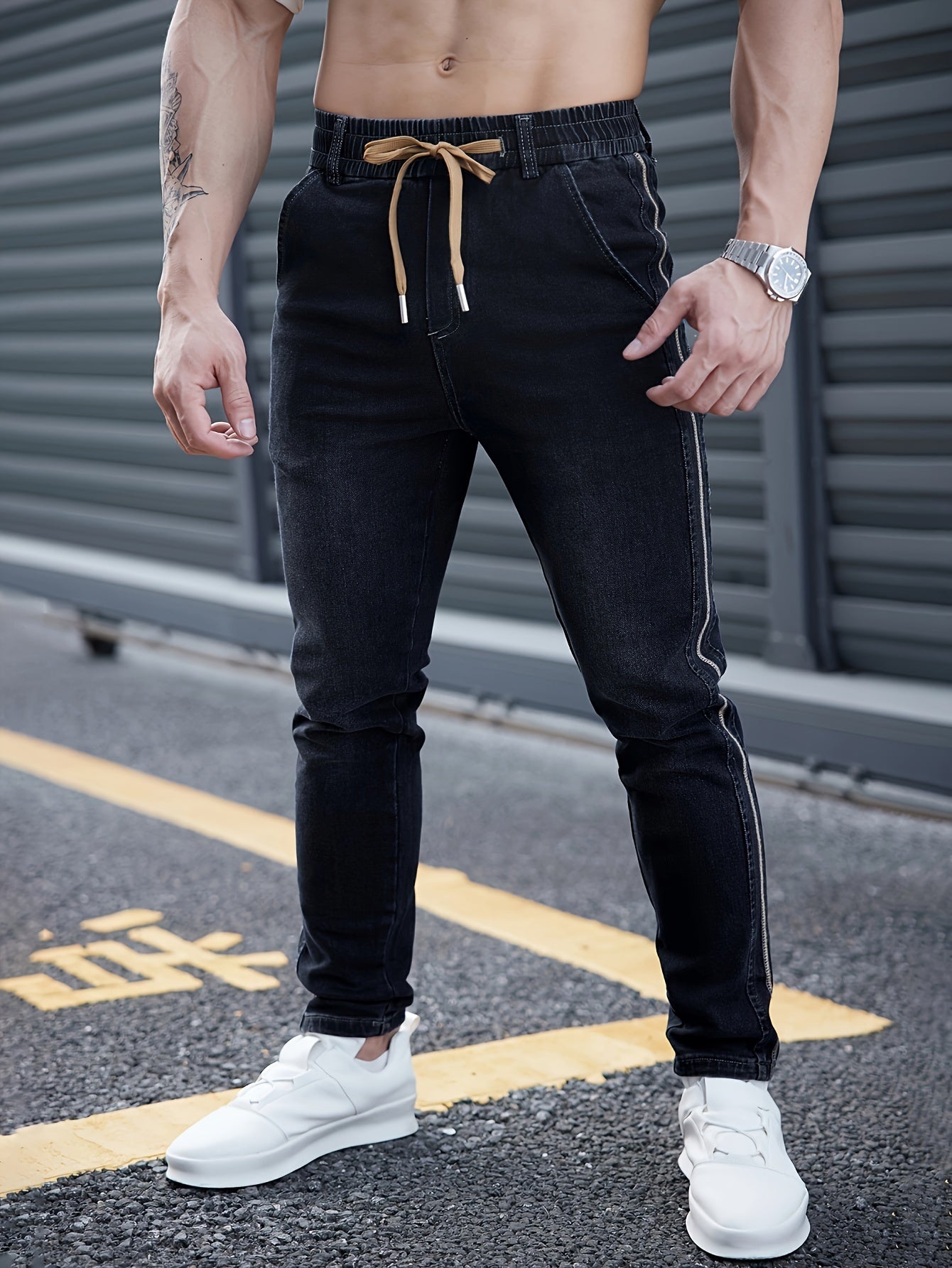 Schwarze Skinny Jeans - Milan