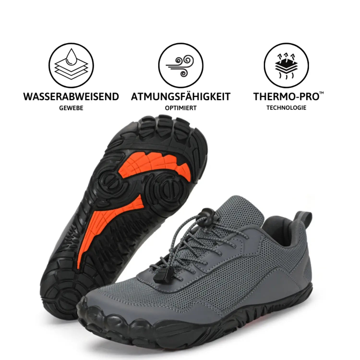 TrailFlex™ | Leichte Outdoor-Barfuß-Wanderschuhe (1+1 GRATIS)