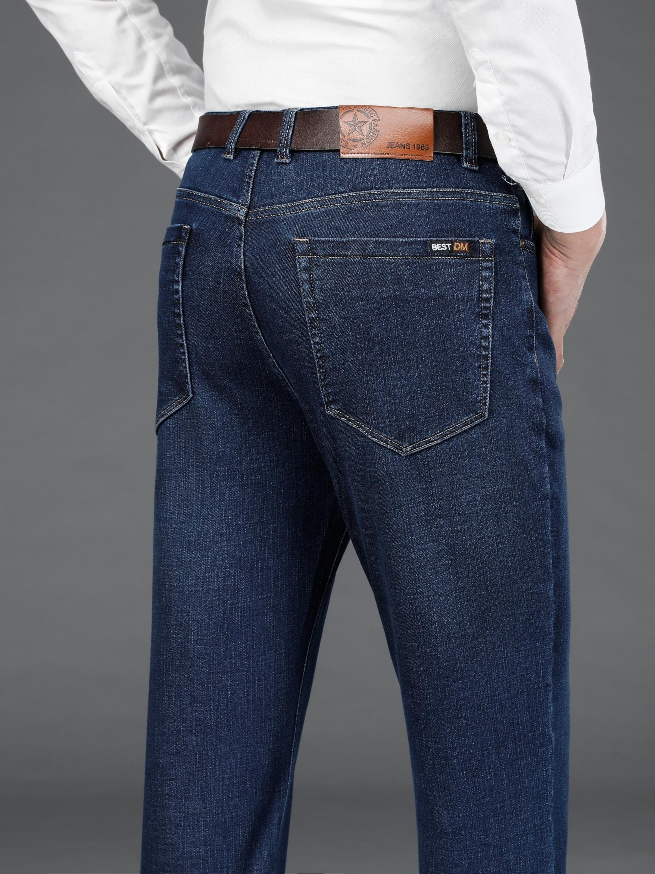 Dunkelblaue Business Jeans - Alex