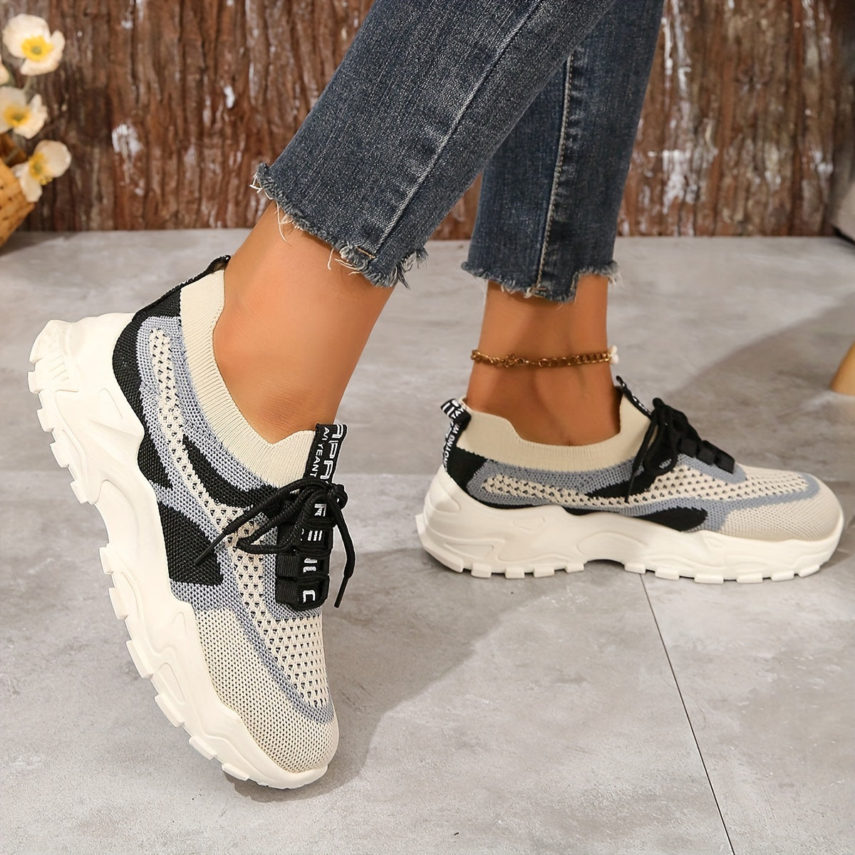 Atmungsaktive Mesh-Sneaker Für Frauen