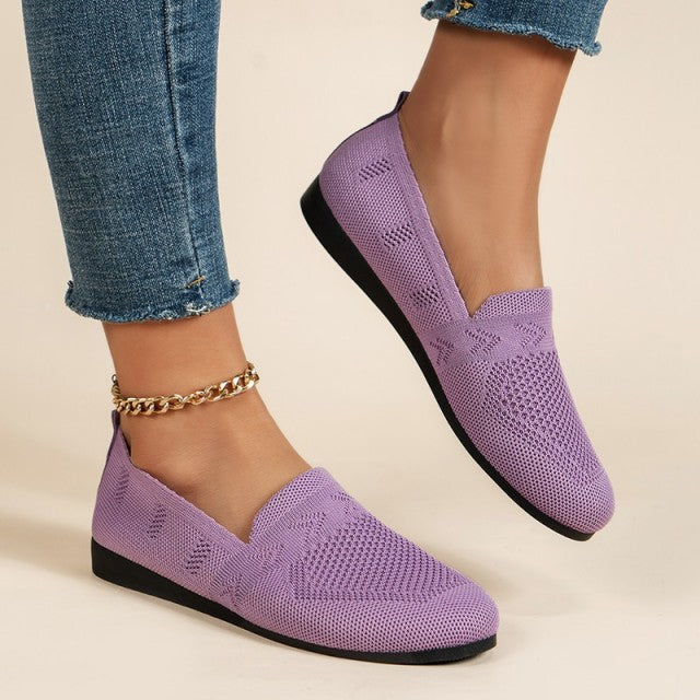 Luna - Blaue Atmungsaktive Mesh-Schuhe