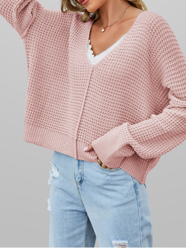 Kuscheliger Off-Shoulder-Strickpullover