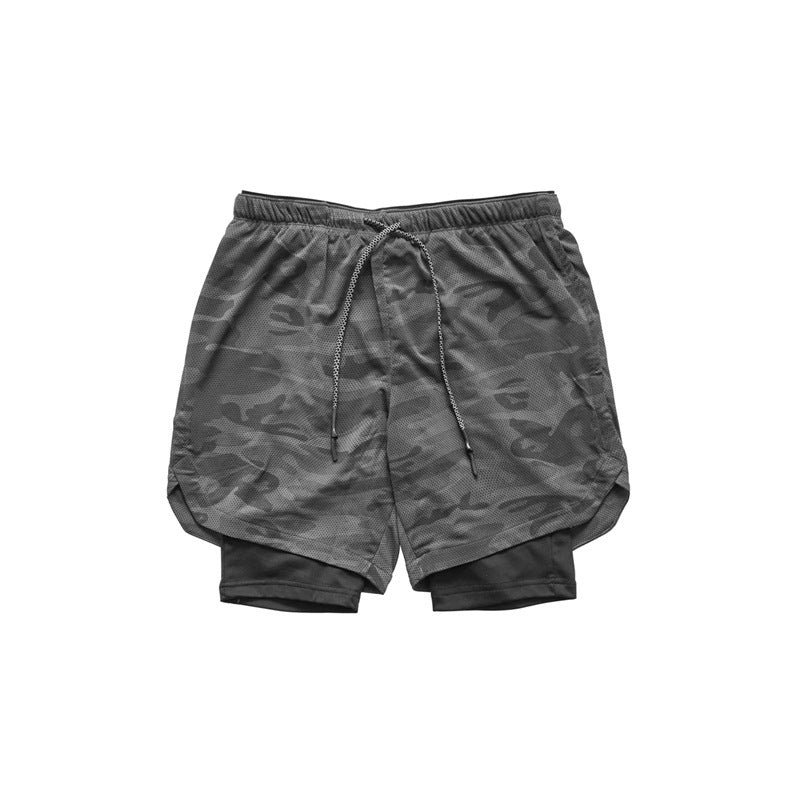 Stuttgart | Laufshorts Herren 2 In 1 Double-deck Quick Dry