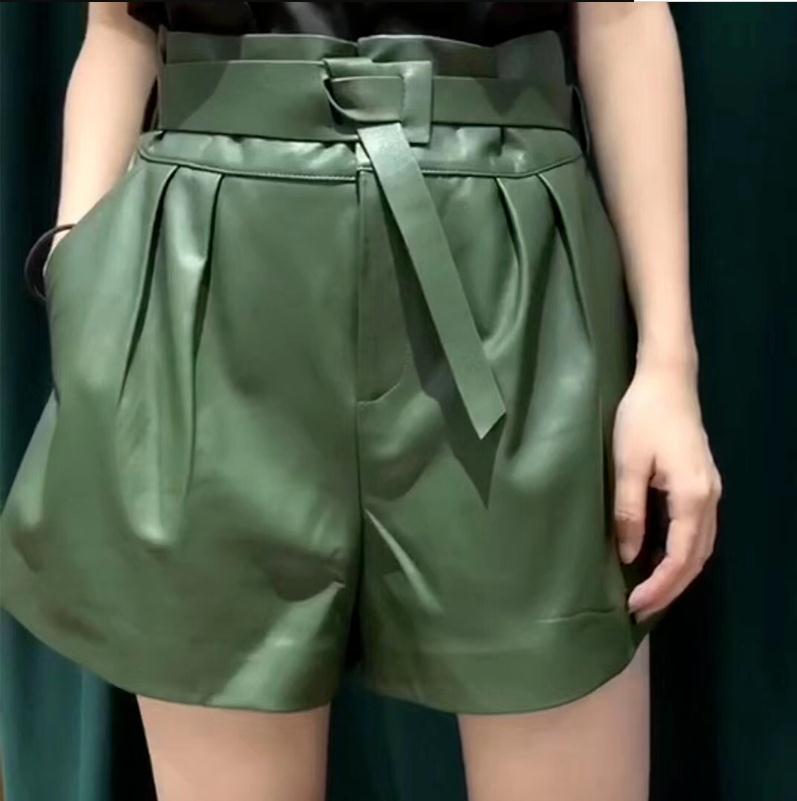 Stuttgart | Trendy Frauen Harajuku Leder Shorts