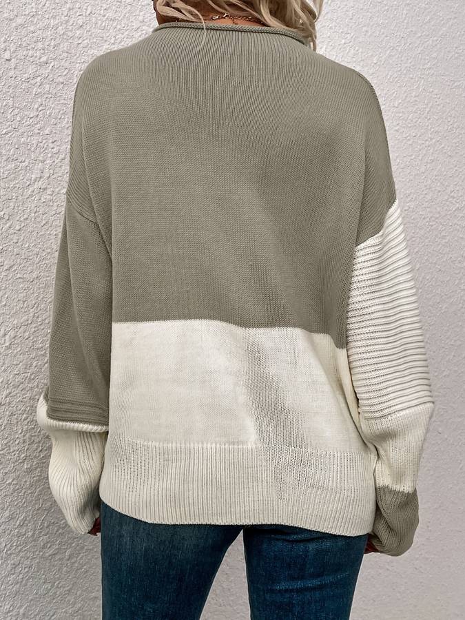 Zeitloser Langarm-Pullover mit Alltagskomfort Für Frauen