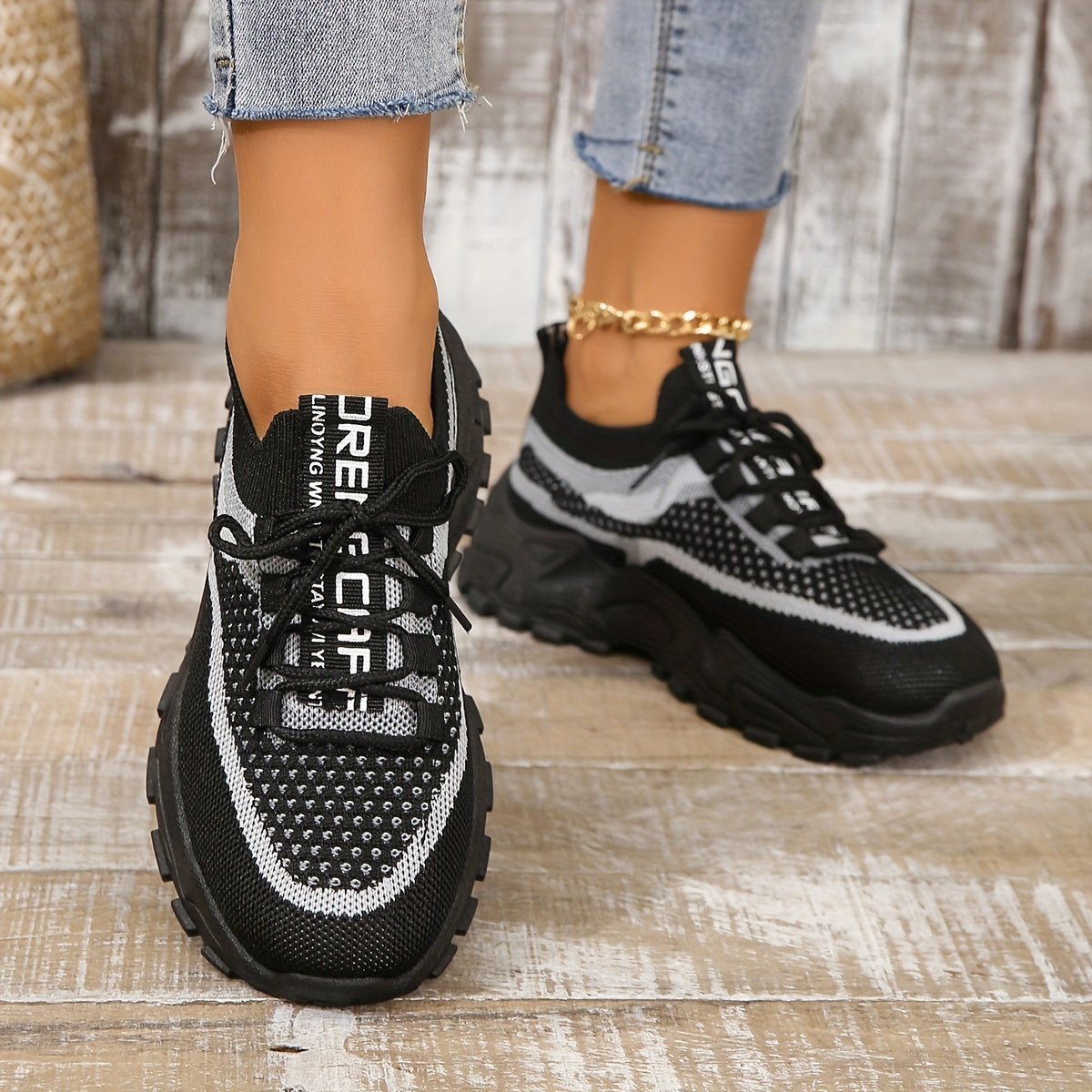 Atmungsaktive Mesh-Sneaker Für Frauen