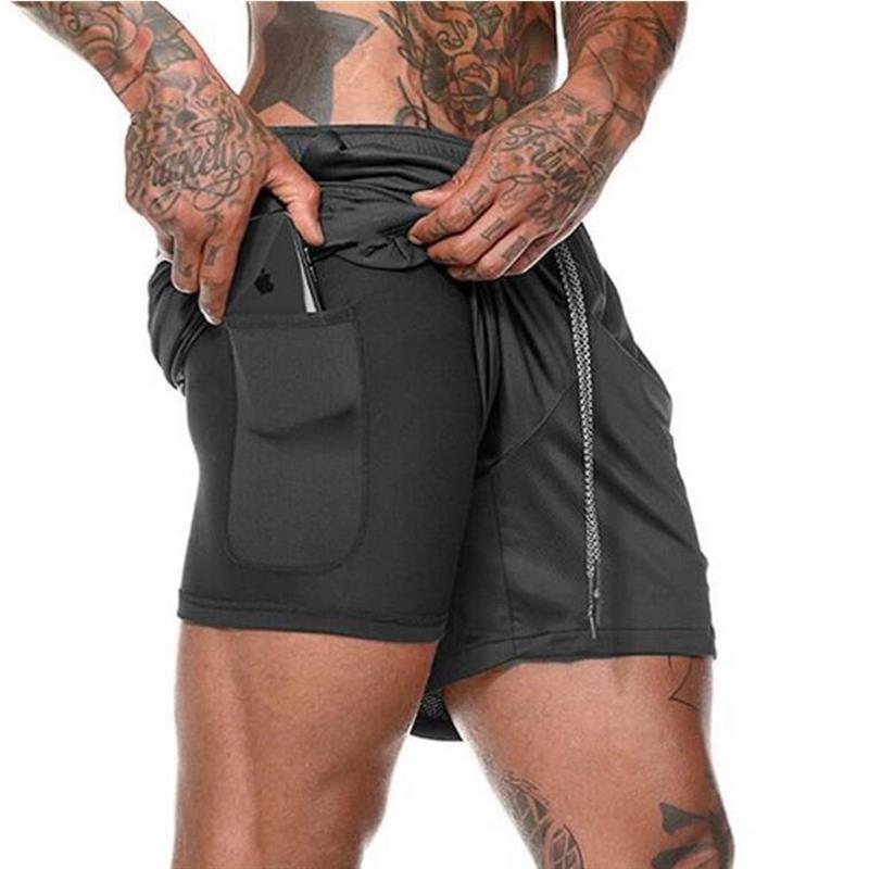 Stuttgart | Laufshorts Herren 2 In 1 Double-deck Quick Dry