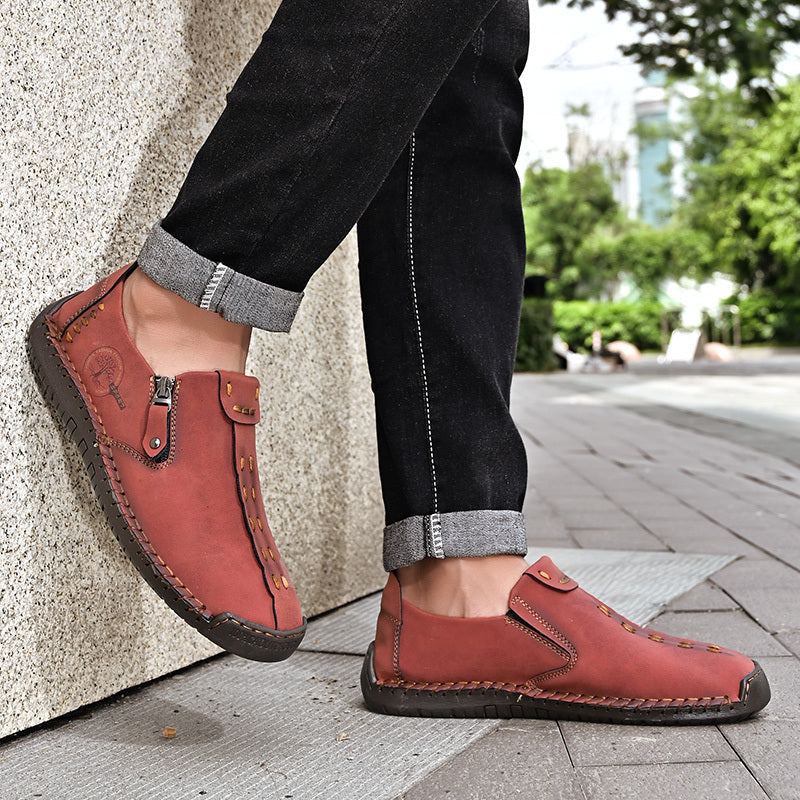 Rote Vintage Loafers - Hugo