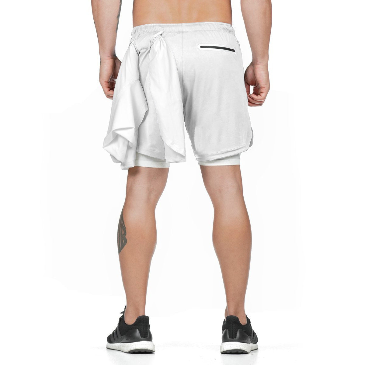 Stuttgart | Laufshorts Herren 2 In 1 Double-deck Quick Dry