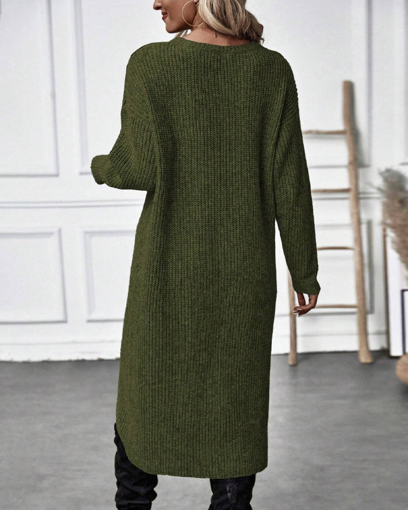 Stylischer Strickpullover Für Modernen Komfort Und Mühelosen Stil Für Frauen