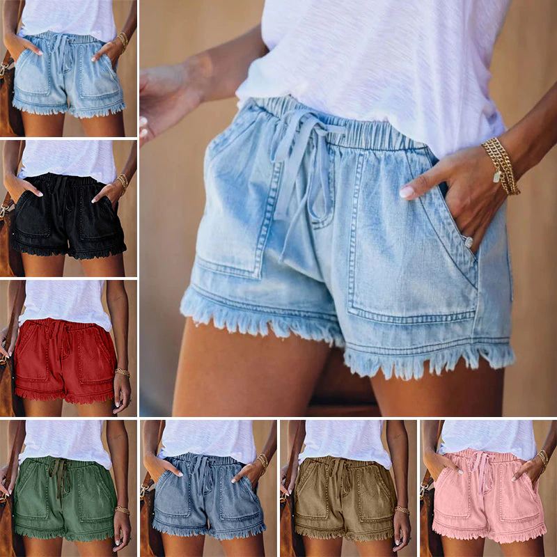 Lexi® | High-Waisted Denim Shorts