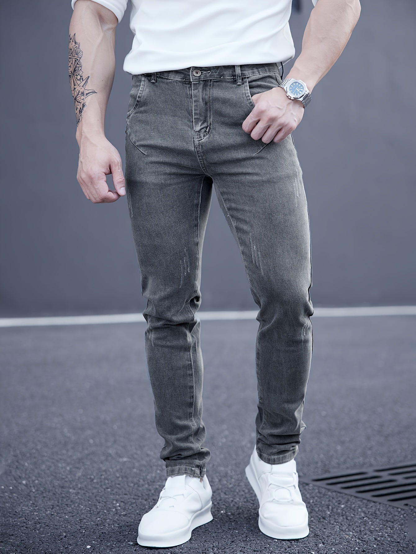 Skinny Jeans Grau - Nick