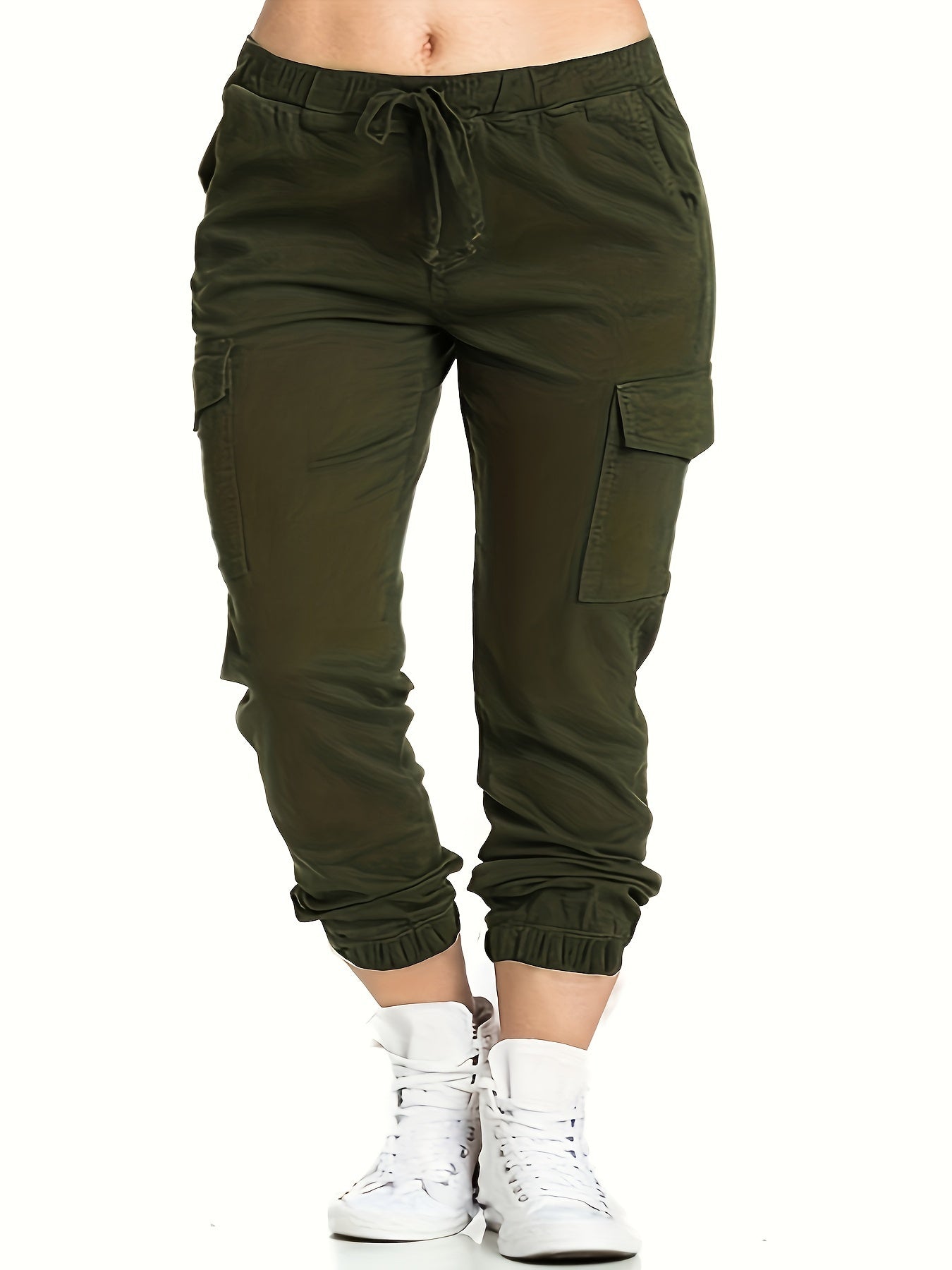 Schwarze Plus Size Jogger - Nina