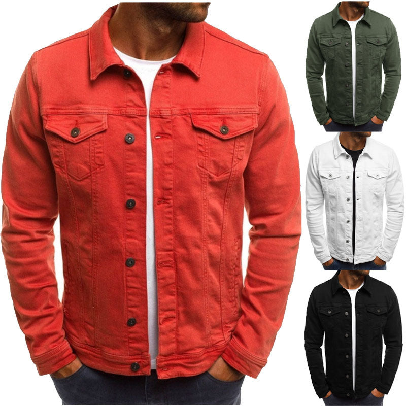 Lässige Denimjacke für Herren