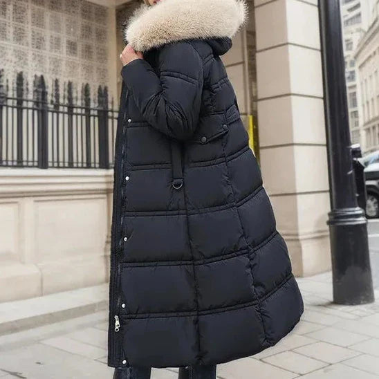 Stilvolle Schicke Winterjacke Mit Wärme Für Frauen