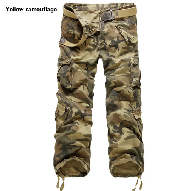 Donald - Grasgrüne Camo Joggers