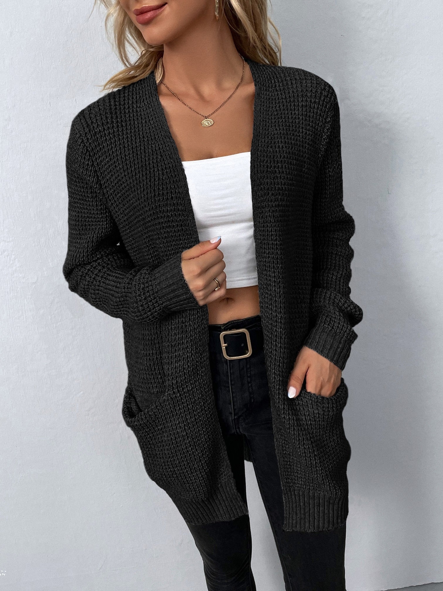 Esme - LADIES LONG CARDIGAN