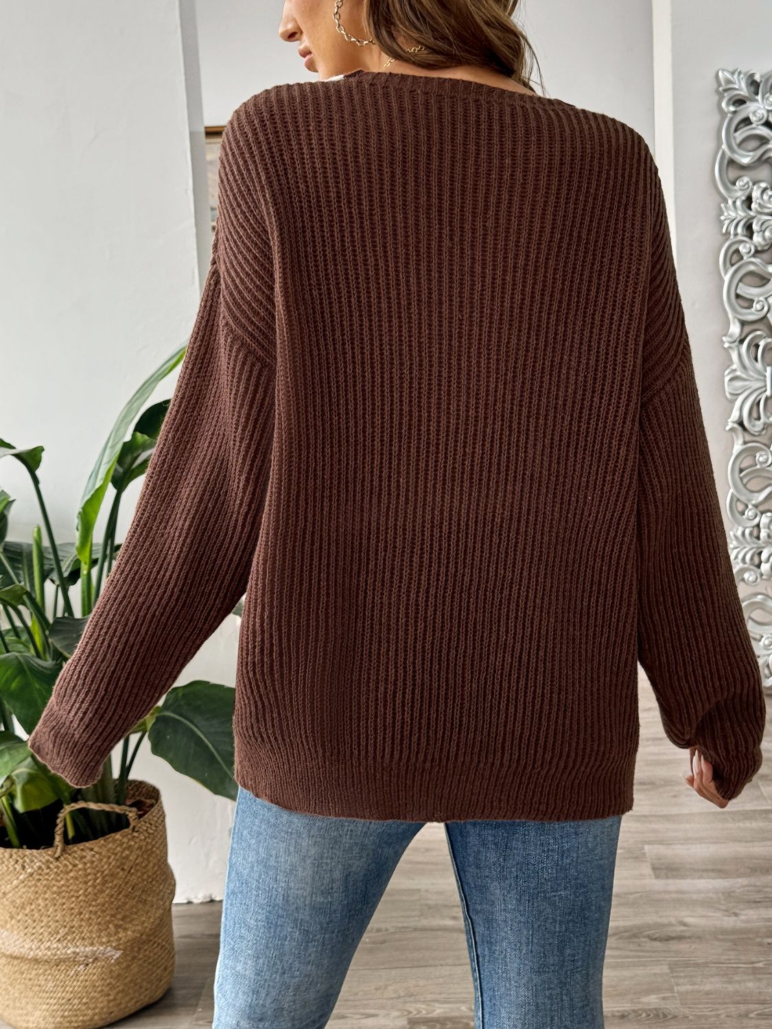 Trendiger und Lässiger Herbstpullover Für Frauen