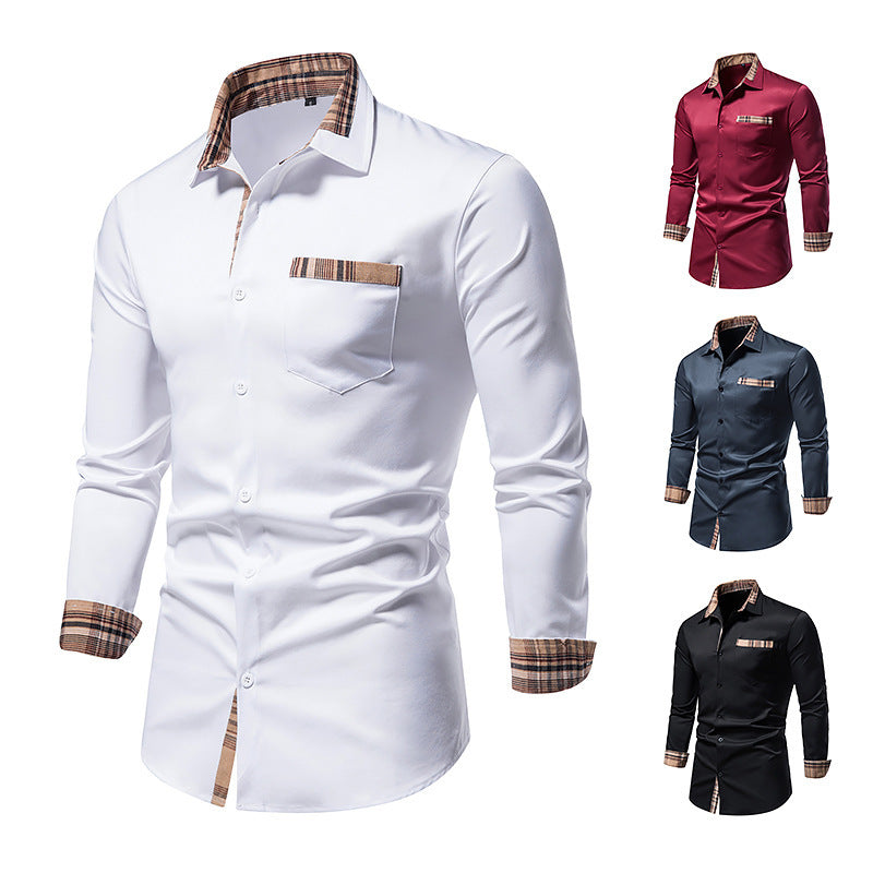 Stuttgart | Modern Herren Casual Langarm Formal