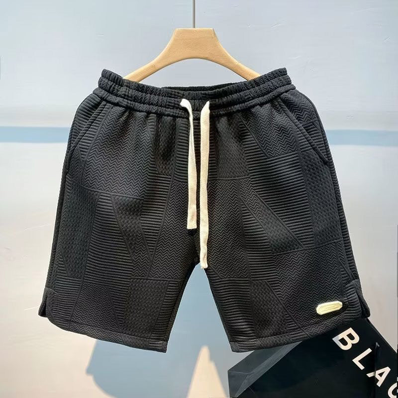 Victor - Schwarze Elegante Flex Shorts für Herren