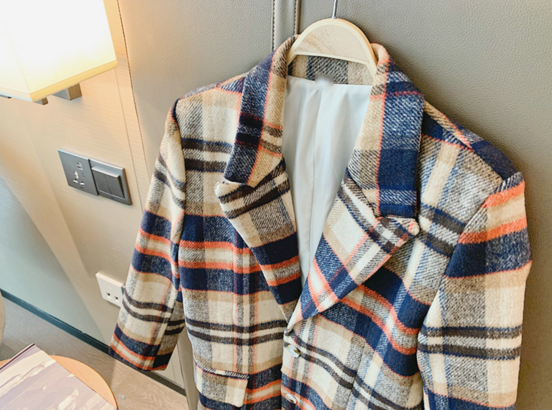 Megan | Eleganter Tartan-Mantel für Damen