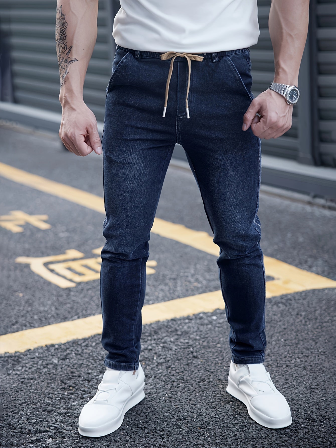 Schwarze Skinny Jeans - Milan