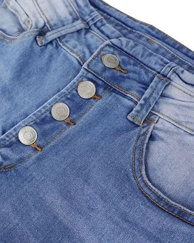 Veronna | Neue Jeanshose mit hoher Taille lässige Denim-Hose für Frauen