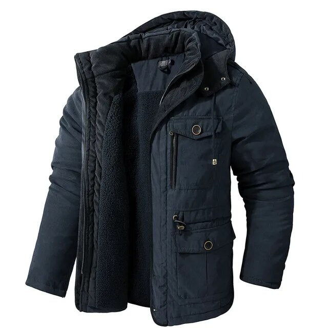 Männlich Cargo Winterjacke für Männer