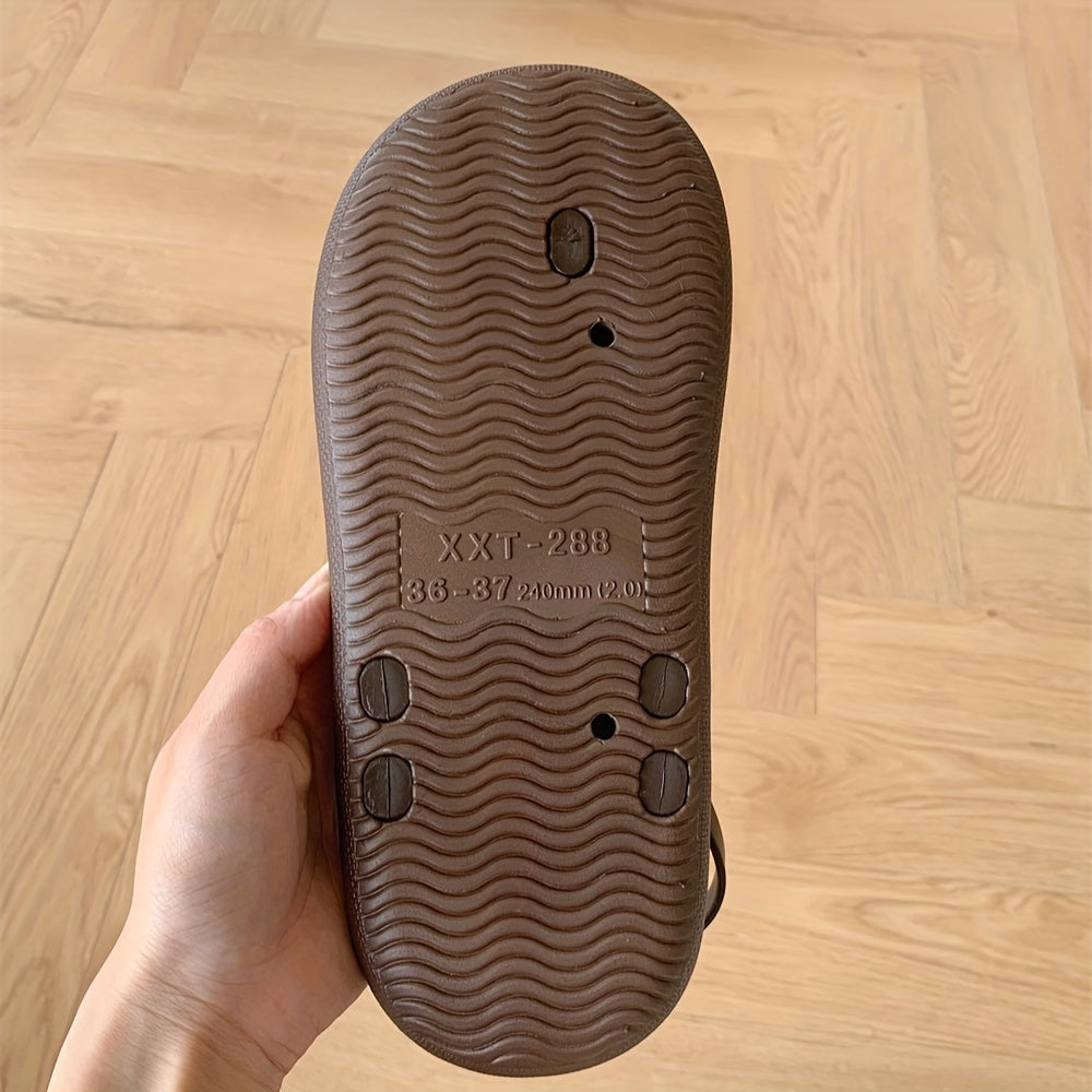 Weiße Flip-Flops mit Knöchelriemen - Bella