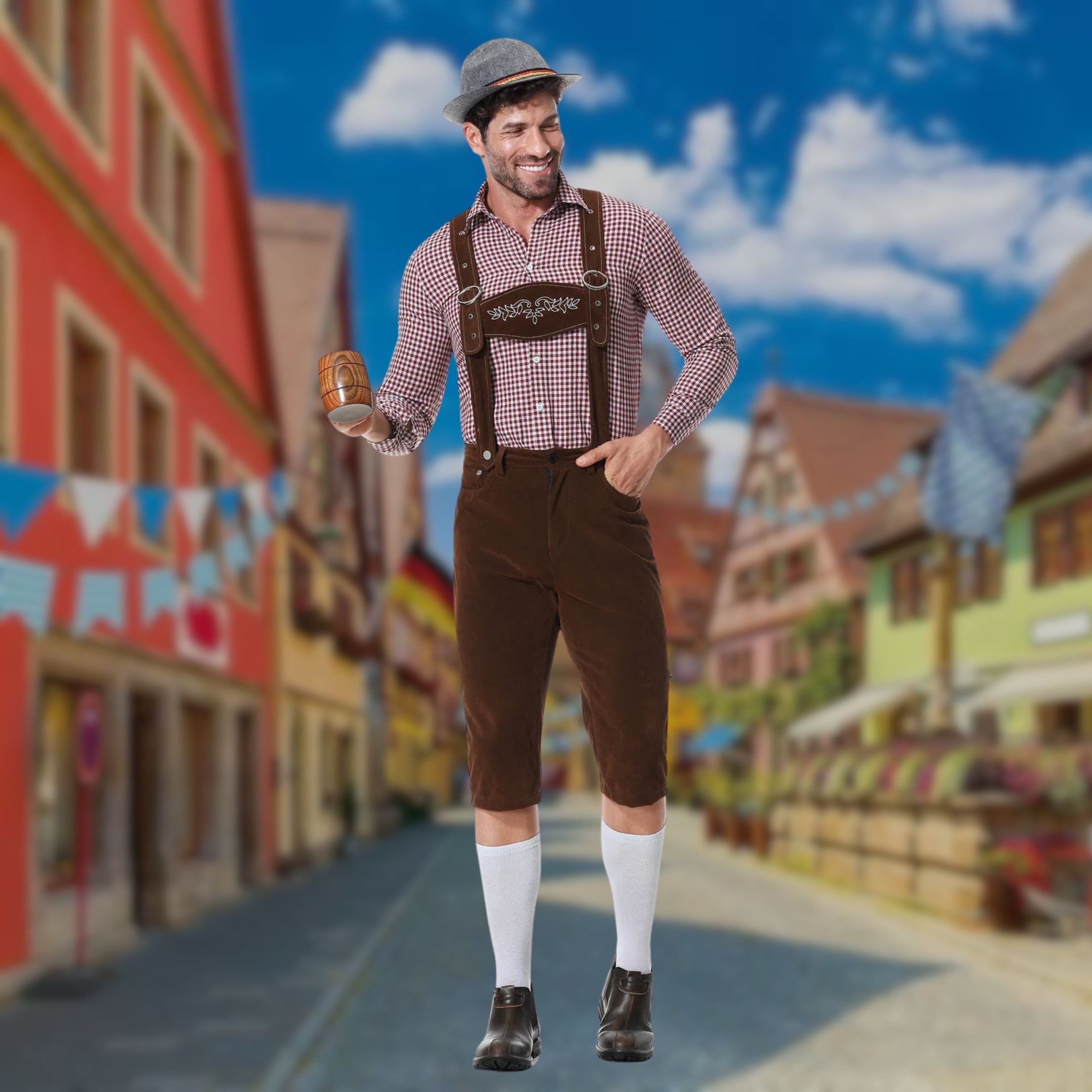 William | Three-Piece Set Oktoberfest Lederhosen