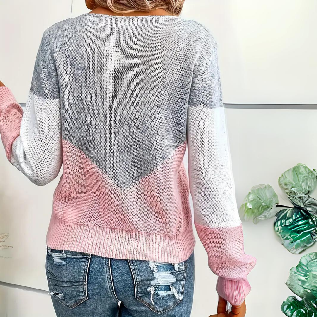 Lässiger vorbereiteter Pullover für Frauen