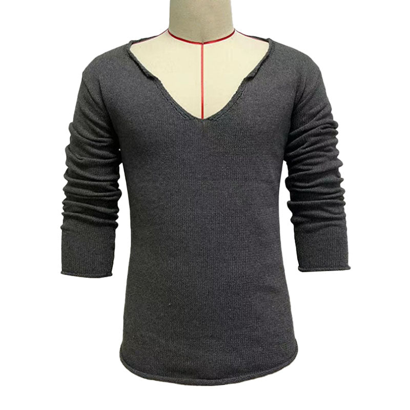 Stilvolle Herren V-Ausschnitt Pullover - Elegant & Bequem