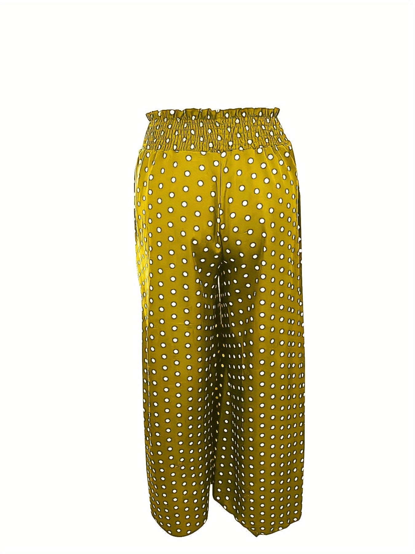 Schwarze Polka Dot Weite Hose - Ella