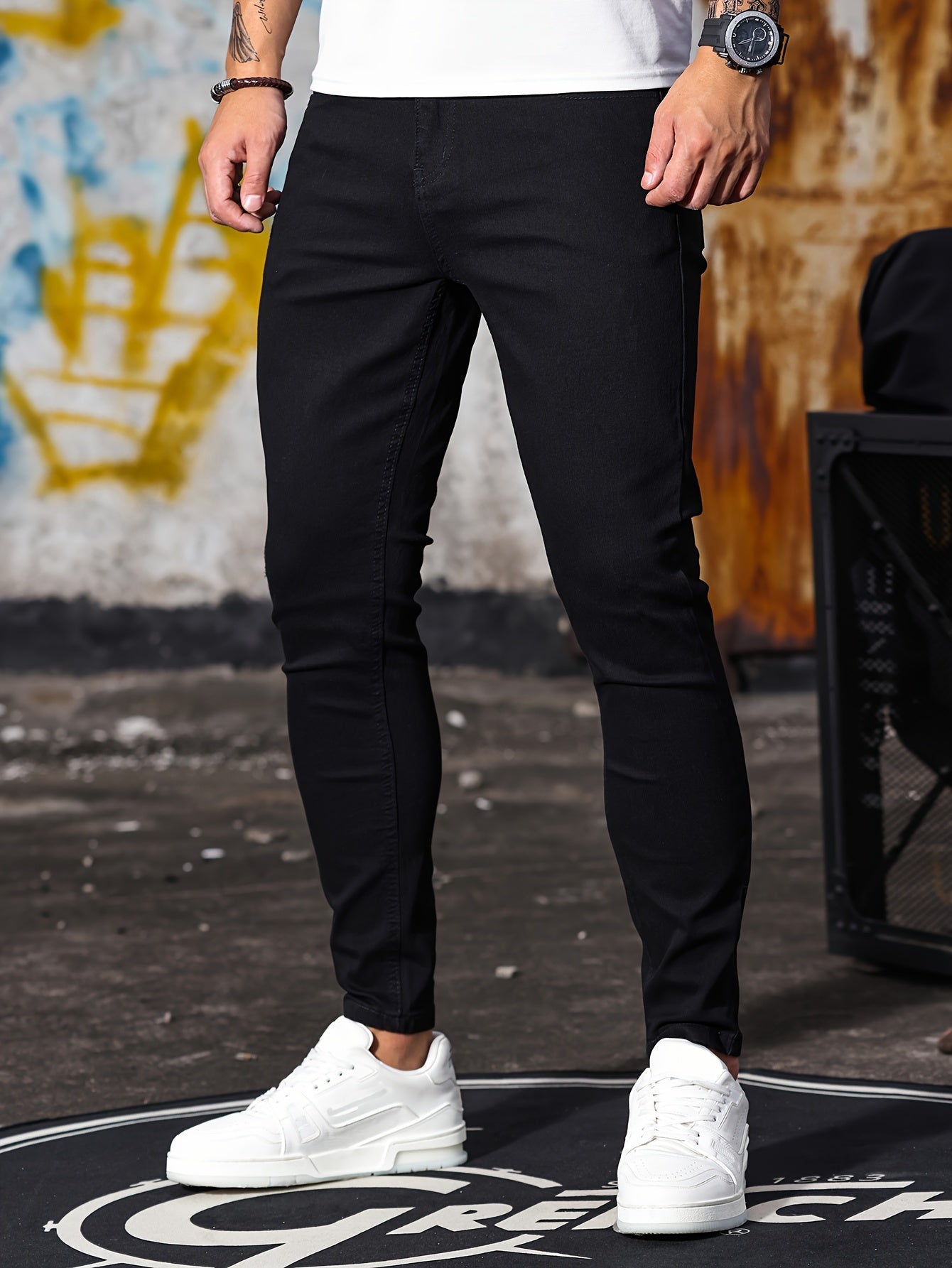 Skinny Jeans Schwarz - Max