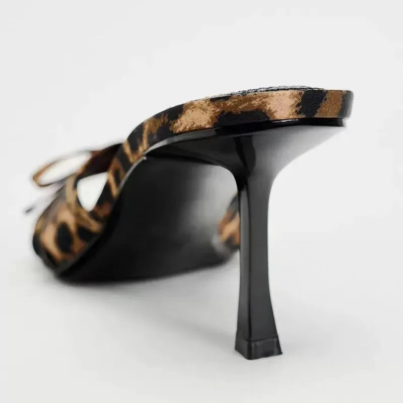 Leopardenmuster-High-Heels Für Frauen