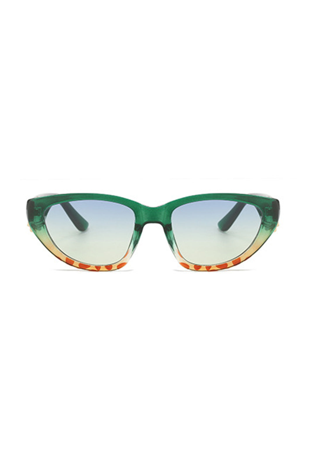 Sonnenbrille mit Leopardenmuster und auffälligem Design Für Frauen