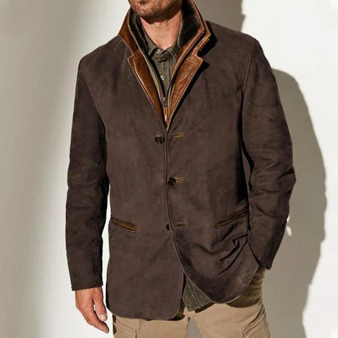 Elegante Herrenjacke mit Kragen