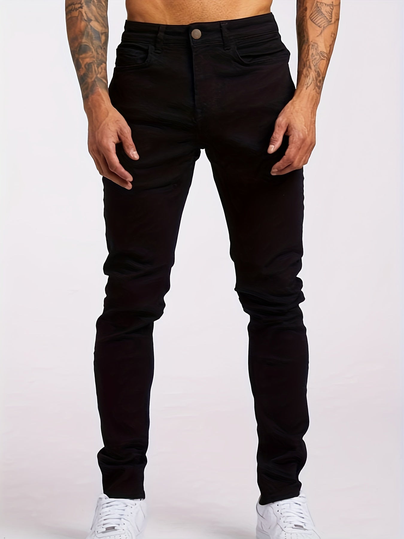 Dunkelblaue Slim Fit Jeans - Lucas